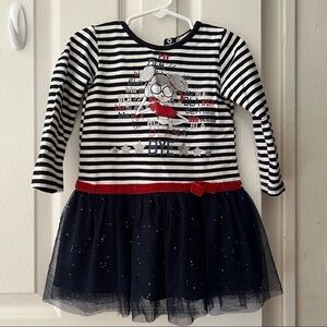 𝅺SPARKLY Tutu Long Sleeve Dress- Size 12-24 months